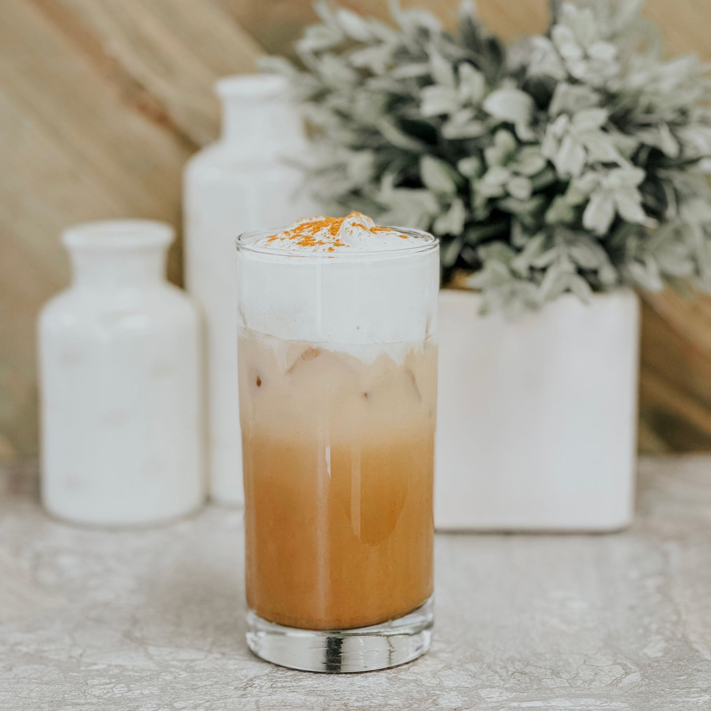 Horchata Latte w/ Cinnamon Cold Foam | Kinos Coffee