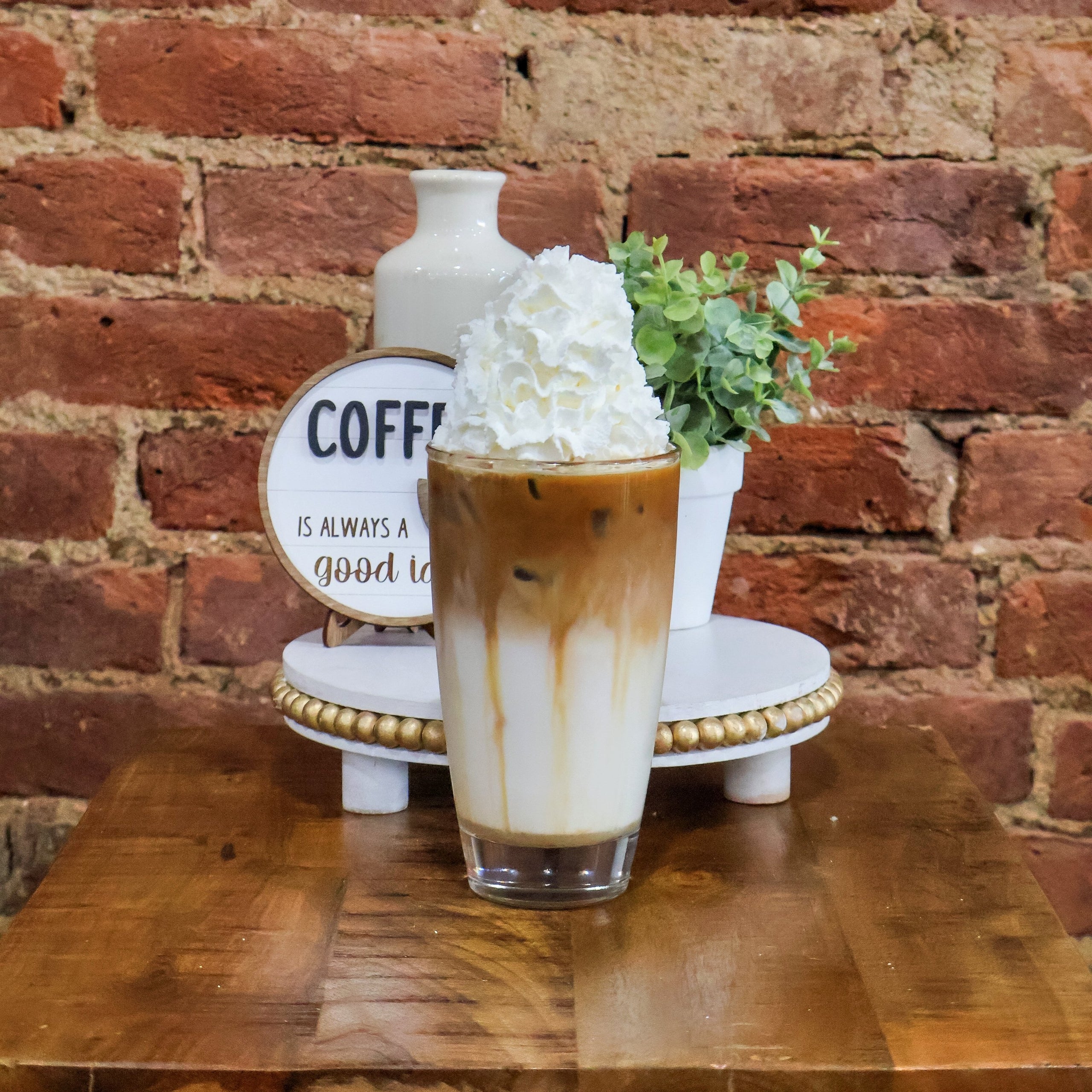 Yankee doodle iced macchiato august 2023 kinos coffee